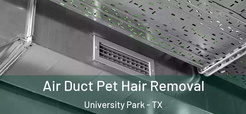 Air Duct Pet Hair Removal University Park - TX